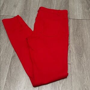 NWOT Joe Fresh Vibrant Red Pants